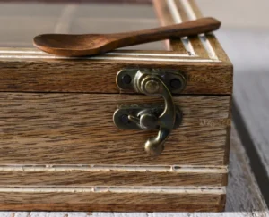 Artistic Wood Utility Box