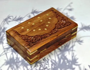 Artistic Wood Utility Box