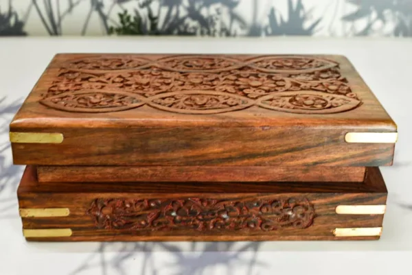 Artistic Wood Utility Box