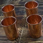 Beautiful copper mugs gift set