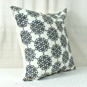 Boho farmhouse macrame throw pillow