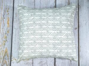 Boho farmhouse macrame throw pillow
