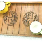 Dinner Plate Mango Wood Tray