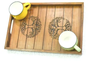 Dinner Plate Mango Wood Tray