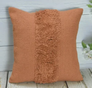 Farmhouse woven throw pillow cover