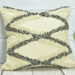 Farmhouse woven throw pillow cover