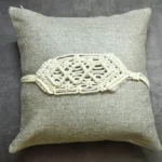 Farmhouse woven throw pillow cover