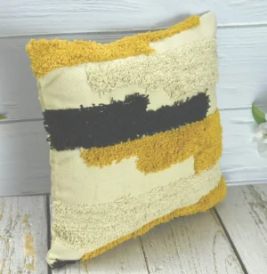 Farmhouse woven throw pillow cover