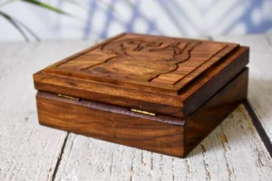 Handcrafted Wooden Utility Box