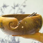 Handcrafted Wooden Yarn Bowl