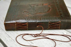 Handmade leather journal 10x7 inch