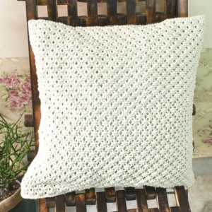 Handmade macrame pillow covers India