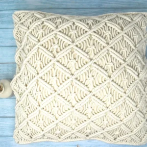 Handmade macrame pillow covers India