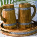 Handmade Wood Beer Mug