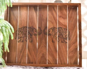 India House Mango Wood Tray
