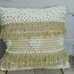 Indian macrame cushion covers handmade