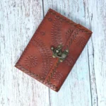 Large leather notebook color varies