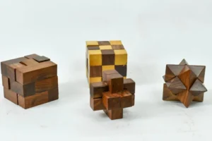 Magnetic wooden chess set gift