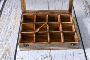 Natural Wood Utility Box