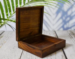 Natural Wood Utility Box