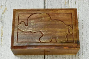 Rustic Wooden Utility Box