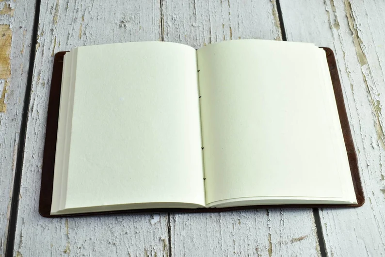 Seven Stone large leather journal