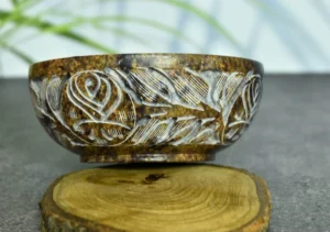 Soapstone serving bowl multipurpose use
