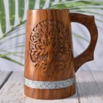 Viking Tankard Wooden Cup