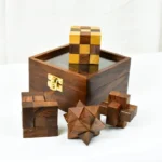 Wooden magnetic chess set India