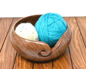 Wooden Yarn Storage Bowl