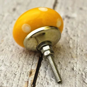 Antique brass drawer knobs