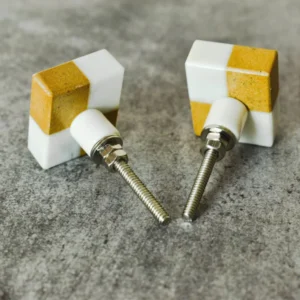 Antique brass drawer knobs