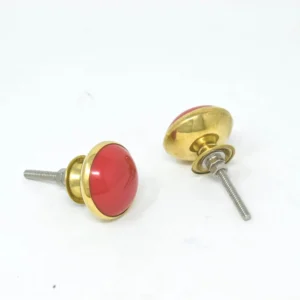 Antique brass drawer knobs