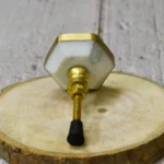 Antique brass drawer knobs