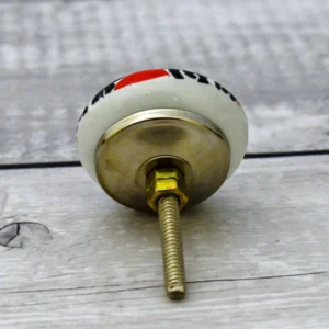 Antique brass drawer knobs