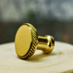 Antique brass drawer knobs