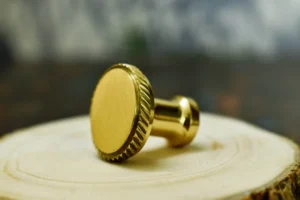 Antique brass drawer knobs