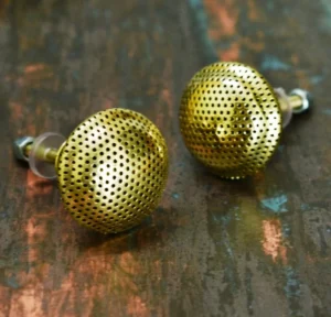 Antique brass drawer knobs