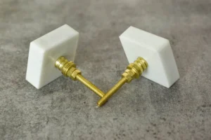 Antique brass drawer knobs
