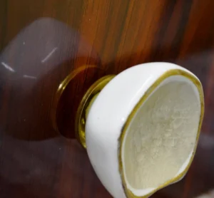 Antique brass drawer knobs