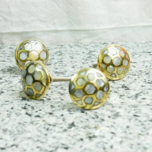 Glass crystal closet knobs