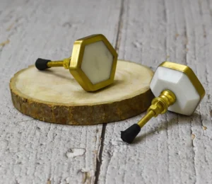 Glass crystal closet knobs