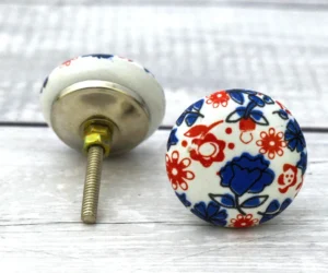 Glass crystal closet knobs