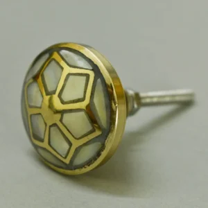 Glass crystal closet knobs