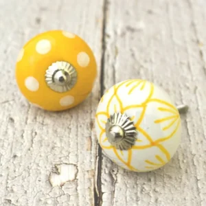 Glass crystal closet knobs