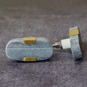 Polished nickel cabinet knobs