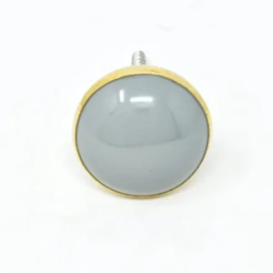 Polished nickel cabinet knobs