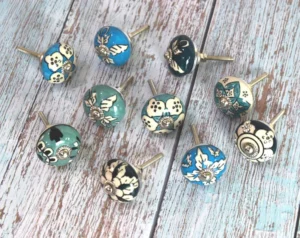 Unique handmade wooden knobs