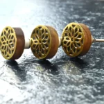 Unique handmade wooden knobs