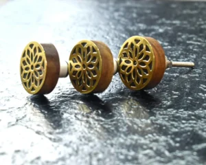 Unique handmade wooden knobs